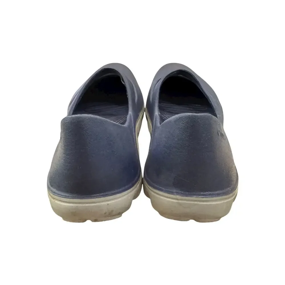 Crocs Women’s Mary Jane Flats Navy Gray Croslite Comfort Size 9